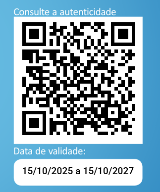QR Code para consultar a autenticidade do Cadastur da Flymax